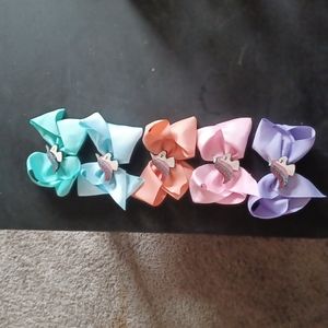 All 6 🦄  Unicorn alligator clip bows